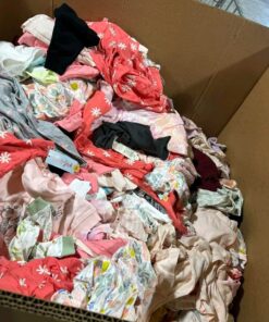 Alternative view of baby clothing pallet over 4 ft