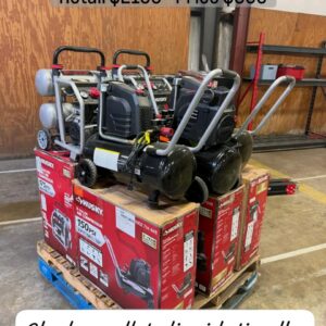 Husky Air Compressor Pallet – Brand New