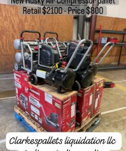 Alternative view of Husky Air Compressor Pallet – Brand New