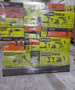 Ryobi & RIDGID Tool Pallet – 70+ Brand-New Power Tools & Accessories for sale – Only $800