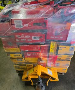 milwaukee and dewalt tools pallets for sale