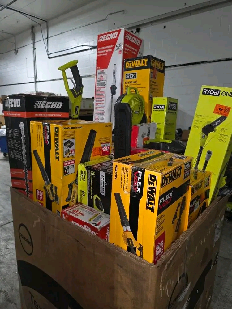 DeWalt Ryobi Outdoor Power Tools Pallet for Sale - Image 3