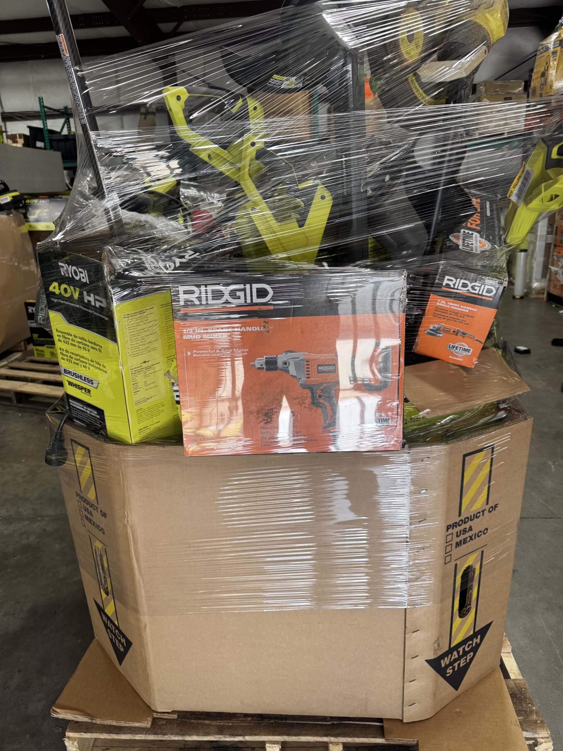 Mixed Tools Pallet – Tested Customer Returns | Wholesale Tool Liquidation Pallet