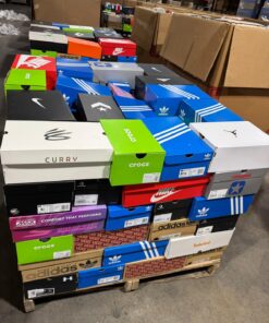 Branded Shoes Pallets for Sale with 200 pairs of Adidas Nike Vans Crocs Converse wholesale footwear